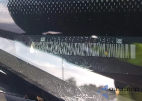 2007 Saturn Ion 2 z USA, uszkodzony, nr VIN 1G8AJ55F57Z140461